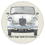 Singer Gazelle IIIA Convertible 1959-61 Coaster 4